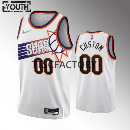 NBA Børn Trøje Phoenix Suns Custom Nike 2022-23 Association Edition Hvid Swingman NBA Børn Trøje Phoenix Suns Custom Nike 2022-23 Association Edition Hvid Swingman
